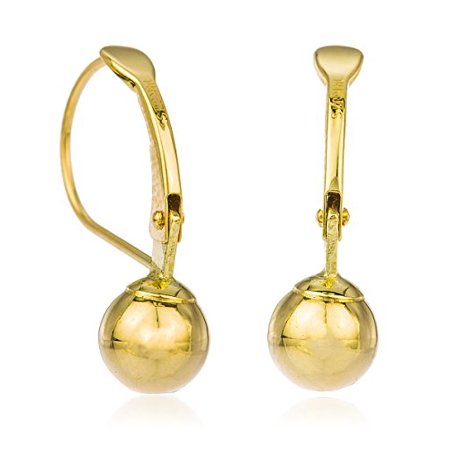 14k yellow gold dangle earrings