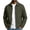 Green, variant on Men's Zip Up Casual Jacket Lapel Collar Fully Lined Long Sleeve Coat with Pockets Spring Fall Outfits Daily Outerwear