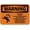 Warning Sign 1, variant on High Magnetic Fields Pacemakers Warning Sign - 12×8 Inches, Metal Tin Wall Decor, Home Garage Yard Workplace Safety & Humor Decor