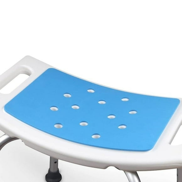 Bathroom Bath Chair Shower Stool Cushion Self-Adhesive Non-Slip Warm Eva Blue Bathtub Shower