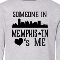 thumbnail image 4 of Inktastic Memphis Tennessee Someone Loves Me Skyline Long Sleeve Youth T-Shirt, 4 of 5