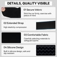 thumbnail image 2 of BESTSKY Ankle Brace,Pressure Relief Neuropathy Socks,Adjustable Flexibility Ankle Sleeve,Blue, 2 of 7