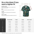 thumbnail image 5 of Kuqiui Christmas Dinosaur colorful Print Men's Button Down Shirts Short Sleeve Casual Shirts Hawaiian Shirts Vacation Wedding Shirts with Pocket-Small, 5 of 5