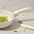 thumbnail image 4 of Astercook 1PCS Detachable Handle for Cookware, Universal Removable Handle for Pots and Pans, Dishwasher Safe & Comfortable Grip (White), 4 of 6