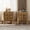 Walnut, variant on Mid-Century Modern Wood Nightstand Set of 2 with Drawers ,Curved End Table with Built-In Charging Station for Bedroom, Living Room,Entryway