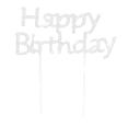 thumbnail image 1 of Decoración De Aniversario De La Torta De "Happy Brithday" De Diamantes De Imitación De Cristal, 1 of 9
