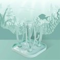 thumbnail image 4 of Baby Bottles Drying Rack Plastic Detachable Baby Bottle Drain Drying Rack Feeding Cup Pacifier Storage Nipple Shelf, 4 of 4