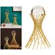 thumbnail image 5 of Adornos de bola de cristal de arte de hierro, escultura, figurita, estante, decoración de mesa, regalo UN, 5 of 9