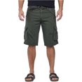 thumbnail image 1 of XRAY Mens Belted Double Pocket Casual Cargo Shorts, charcoal, 30, 1 of 1