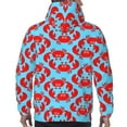 thumbnail image 5 of Hoodies for Men - Cartoon Crabs Long Sleeve Comfrt Men'S Fashion Hoodies & Sweatshirts, Sweatshirts for Men Hoodies Pullover Clothing Clothes with Pouch, 5 of 7