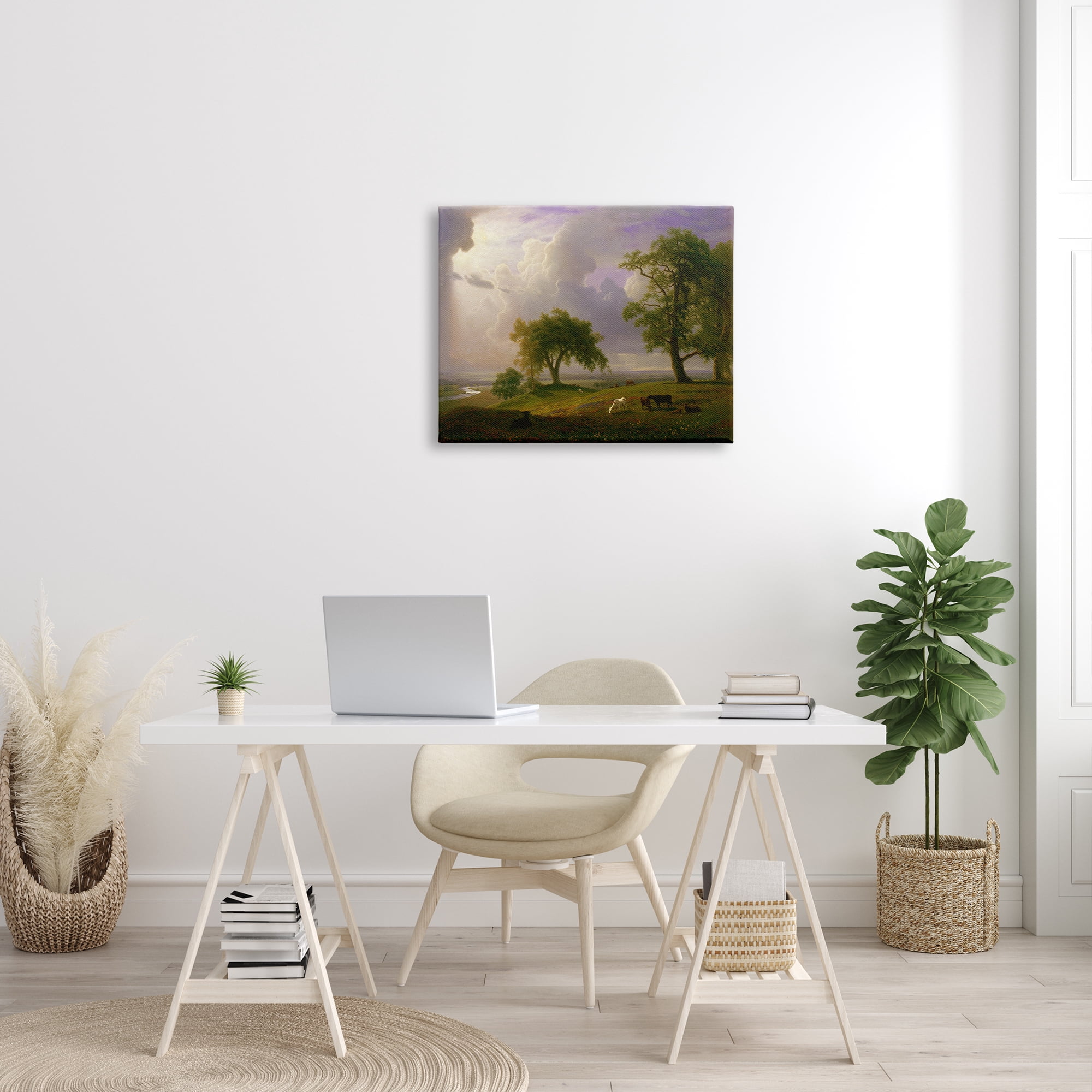 Stupell Industries California Spring Classic Albert Bierstadt Landscape Painting Painting Gallery Wrapped Canvas Print Wall Art, Design by one1000paintings