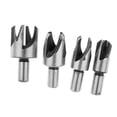 thumbnail image 3 of 4 Uds Carpintería de Acero Al Carbono, Carpintería, Garra de Corte, Juegos de Tadros, Herramientas de Corte para Carpintería DIY Macarena Taper Tipo de Garra Madera Plug Cutter Brocas de taladro, 3 of 7