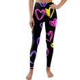 thumbnail image 5 of Fgvctg Womens Valentines Day Leggings Yoga High Waisted Full Length Stretch Workout Leggings Cute Love Heart Print Athletic Outfits Plus Size Thermal Yoga pants Joggers Clothing Multicolor L, 5 of 6