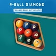 thumbnail image 6 of GSE Games & Sports Expert 2-Tone Solid Wood Billiard Ball Rack. 9-Ball Diamond Billiard Pool Ball Racks for 2-1/4" Pool Balls - Oak, 6 of 8