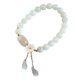 thumbnail image 1 of Pulsera de jade, pulsera de piedra, pulseras elásticas, pulsera de protección para mujer, 1 of 7