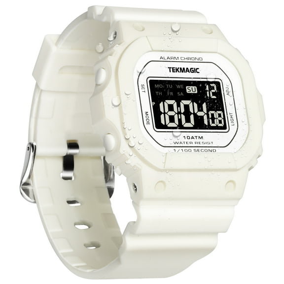 Women's Sports Watch 330ft Waterproof for Swimming and Diving with Alarm, Stopwatch, Timer, Countdown, Dual Time Zone, Calendar, Backlight, 12 or 24 Hours Format