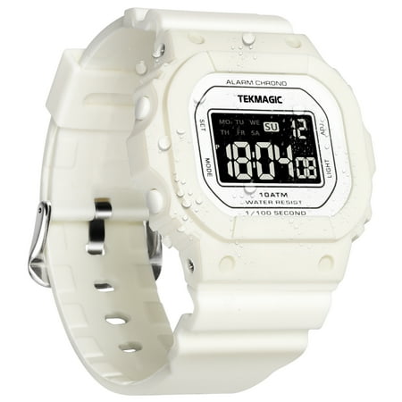 Women's Sports Watch 330ft Waterproof for Swimming and Diving with Alarm, Stopwatch, Timer, Countdown, Dual Time Zone, Calendar, Backlight, 12 or 24 Hours Format