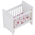 thumbnail image 4 of 1:12 Dollhouse Mini Bed Model with Mattress Simulation Furniture Model Dollhouse Accessories, 4 of 5