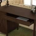 thumbnail image 3 of Bush Furniture Key West 54W Computer Desk with Storage Bing Cherry KWD154BC-03, 3 of 9