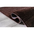thumbnail image 3 of Global Furniture USA Luna Solid Color Dark Brown 5x7 Rug, 3 of 5