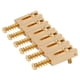 thumbnail image 4 of Sillines de guitarra con puente de rodillos, piezas de reparación de guitarra (dorado), 6 uds., 4 of 9