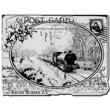 Stampendous Christmas Cling Rubber Stamp