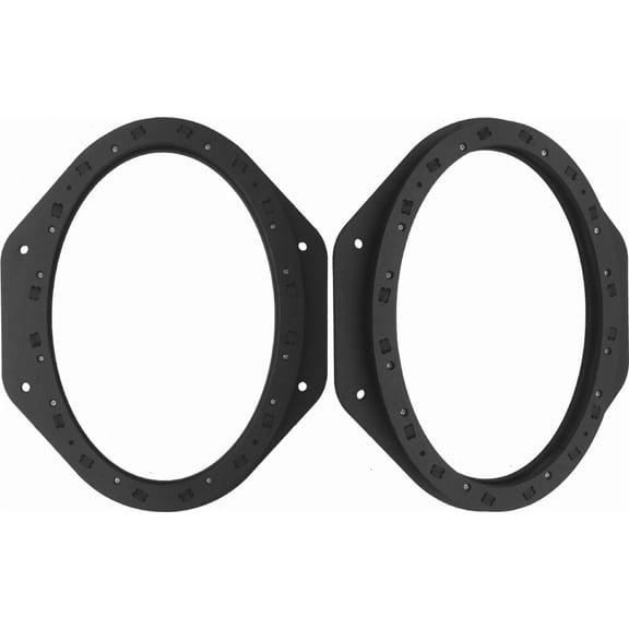 Exact Fit 5x7" / 6 x8" Front Door Speaker Adapters Fits 2015-2018 Fitsd F-Series