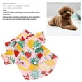 thumbnail image 3 of Camisetas de Verano para Mascotas Estilo Hawaiano Floral para Perros con Estampado Hawaiano para Mascotas Transpirables Ropa Fresca para Mascotas Playa Playa ANGGREK  Otros, 3 of 8