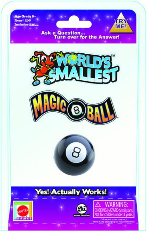 WORLD'S SMALLEST TOY MAGIC 8 BALL SINGLE LOOSE 1.5' INCHES MINIATURE 