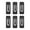 6, variant on Car Accessory Car Water Bottle Slot Slip Limiter Car Water Cup Slot Limit Pad Position Limiter Adhesive Fixing Clip