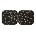 thumbnail image 4 of Picia Cow Skulls 2 Piece Car Windshield Sun Shade Foldable | Foldable Sun Shield for Front Window Blocks UV Rays and Keeps Your Vehicle Cool-Large, 4 of 7