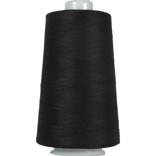 Heavy Duty Cotton Thread 2500 M Cones by Threadart 40/3 Color Black