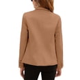 thumbnail image 4 of Langwyqu Turn-Down Collar Women Open Front Work Office Blazer Coat, 4 of 5