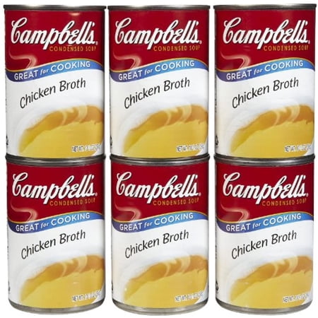 Campbells Cooking Chicken Broth - 10.5 Oz - 6 Pk