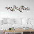 thumbnail image 3 of CCOCC 2026 New Metal Wall Art Hanging Decor - Olive Tree Branch Leaf Design,Set of 2 Iron Wall Sculptures for Home & Office for Living Room,Bedroom,Office,Hallway 30X16Cm Each, 3 of 6