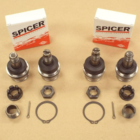UPPER AND LOWER BALL JOINT KIT - DANA 44 FORD F100 F150 F250 (Best Ball Joints For Ford F250)
