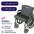 thumbnail image 5 of ProHeal Wheelchair Back and Lumbar Support Pillow Set - Lower Back Pain Relief - 22” x 32” x 3” / 20" x 16" x 3", 5 of 5