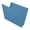 Blue, variant on 14 pt Color Folders, Full Cut 2-Ply End Tab, Letter Size, 2 Fasteners in Pos #1 & #3, Pink (Box of 50)
