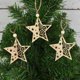 thumbnail image 3 of 3 piezas de adornos colgantes de madera de Navidad vintage, adornos artesanales de madera para manualidades, adornos colgantes para árbol de Navidad, regalos, 3 of 5