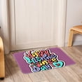thumbnail image 6 of Valentine's Day Non-Slip Polyester Door Mat Floor Rug, Machine Washable Office Rug, 6 of 6