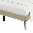 thumbnail image 2 of Castle Place Modern Wooden Full Platform Bed, Antique Grey, 2 of 8
