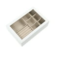 thumbnail image 3 of Hives and Honey Esther Women's White Vinyl Jewelry Tray for Organizing, 3 of 4