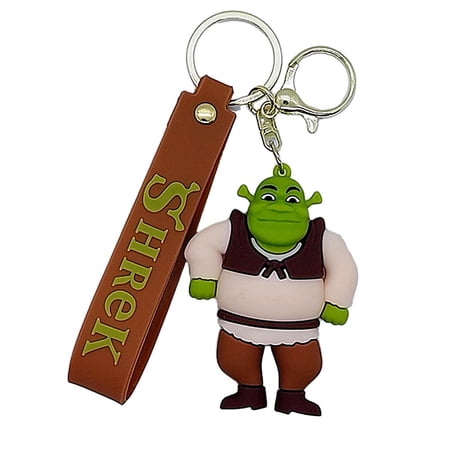 Shrek Character 3D Silicone Charm Keychain Keyring Shrek Character 3D Silicone Charm Keychain Keyring