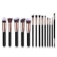 thumbnail image 2 of 14-pack brush of synthetic makeup brushes, foundation brush, concealer brush, eyeshadow brush, makeup brush set., 2 of 5
