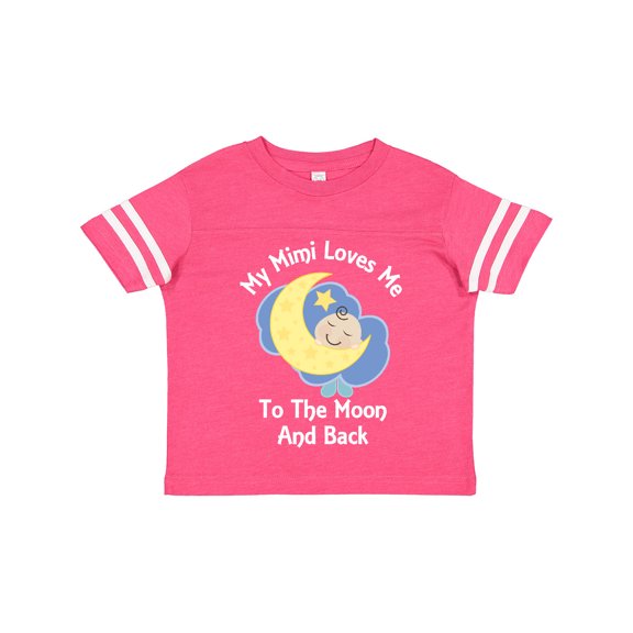 Inktastic My Mimi Loves Me to the Moon and Back Boys or Girls Toddler T-Shirt