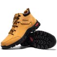 thumbnail image 5 of FLYLAND Men Hiking Shoes Waterproof Non-slip Sport Shoes Casual Leatehr Camping Shoes Outdoor Sneakers for Men US13, 5 of 7