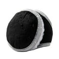 thumbnail image 4 of Otqutp Men's Adjustable Earmuffs Winter Warm Earmuffs Soft and Warm Knitted Plush Earmuffs Cold Earmuffs for Men Women Outdoor Activities(Black,One Size), 4 of 6