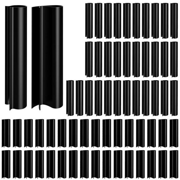 64 Pcs Pool Cover Clips, 2 Shapes Winter Swimming Clamps for Above Ground Pools 4.7Inch Wind Guard Clips