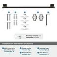 thumbnail image 5 of Amerock Appoint Oil-Rubbed Bronze 24 inch (610mm) Towel Bar, 5 of 8