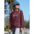 thumbnail image 2 of Oktoberfest Wheat Frame Sweatshirt Women -Image by Shutterstock, Female 4X-Large, 2 of 4
